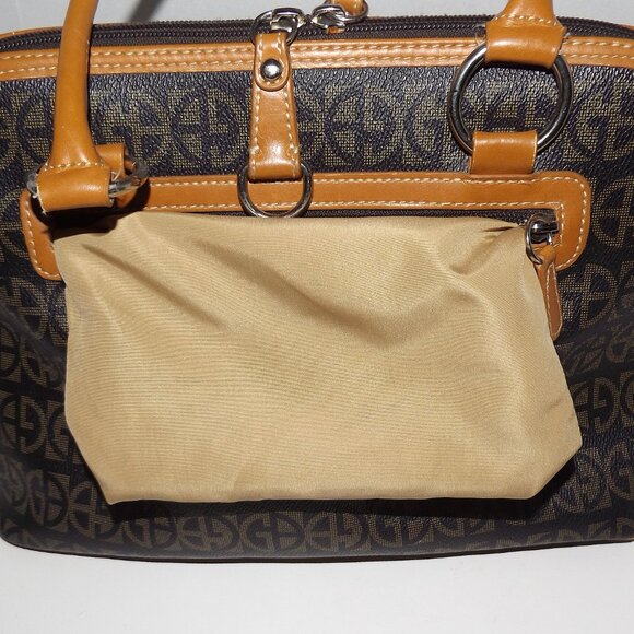 Giani Bernini Dome Block Signature Satchel Handbag - Picture 7 of 13